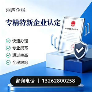 宁德专精特新企业申报服务