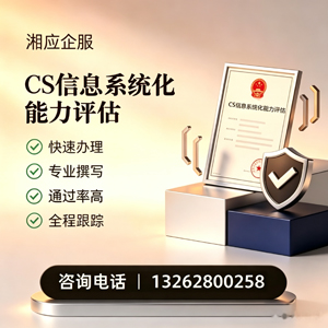 宁德CS信息系统化能力评估申报服务